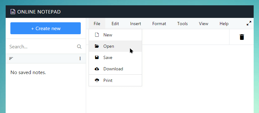 Open text file in Meesho